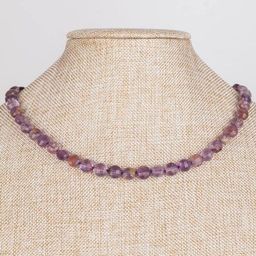 Бусы из Ауралита Канадский Аметист