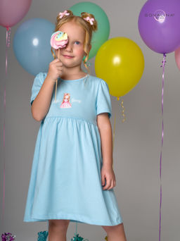 Платье Аленка к/р SG голубой Princess Р - Sovalina фото 11