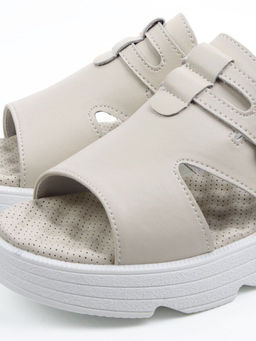 08-C100-2C BEIGE Босоножки женские (натуральная кожа)