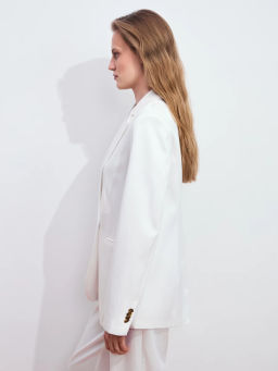 Однобортный жакет из тенселя ZR2605022506-1 / Zarina