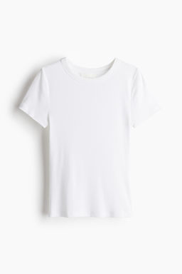Camiseta en canale de mezcla de modal - H&m фото 5