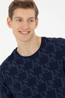 Мужская темно-синяя футболка - U.s. polo assn фото 2