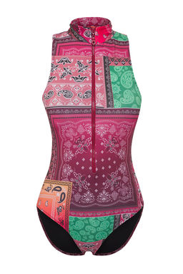 TRENDYOLMILLA Etnik Desenli Halter Yaka Fermuarl? Regular Mayo TBESS25MA00052  фото 5