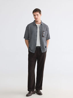 Рубашка мужская Regular Fit в клетку