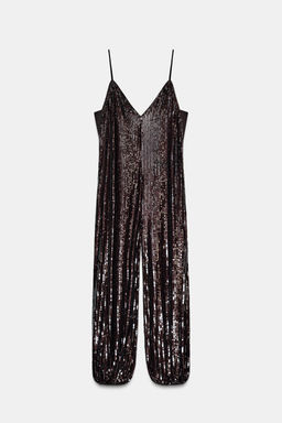 ZW COLLECTION LIMITED EDITION SEQUIN JUMPSUIT - Zara фото 4
