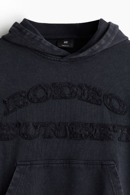 Sudadera con efecto lavado Oversized Fit - H&m фото 5