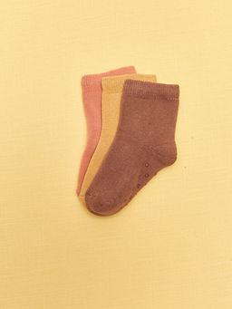 Basic K?z Bebek Havlu Soket ?orap 3l?