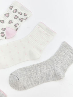 Desenli K?z ?ocuk Soket ?orap 5li