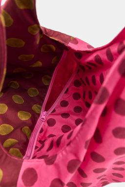 MAXI BOLSA ESTAMPADA LUNARES / Rosa - Zara фото 4