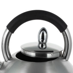 Чайник 2,7л из нержавеющей стали со свистком и ручкой soft touch (1097) /KAMILLE/  фото 5