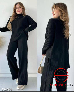 Женский вязанный костюм двойка - Bruno фото 4