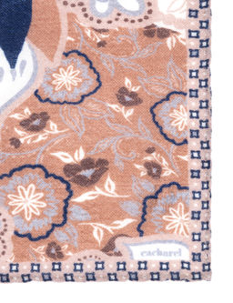 Светло-коричневый шерстяной платок - Cacharel фото 5