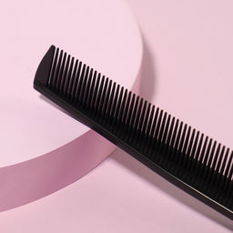 Расчёска складная, 20/10×2.8 (±1) см, чёрная