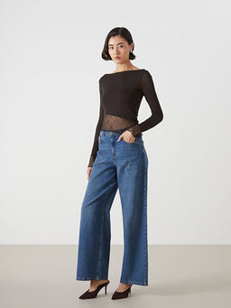 Baggy Fit Kad?n Jean Pantolon