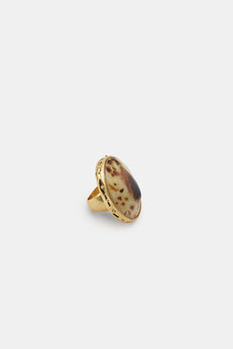PACK 2 ANILLOS MET?LICOS CONCHA / Dorado - Zara фото 4