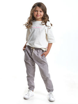 Брюки нарядные праздничные UD 7195 св.серый - Mini maxi фото 3