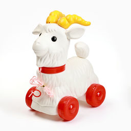 Каталка детская «Козлик» на верёвочке