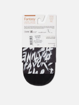 Цена за 2 пары. Носки Классические CONTE FANTASY Плотные носки с черным мыском и рисунком Brave mix - Conte elegant фото 8