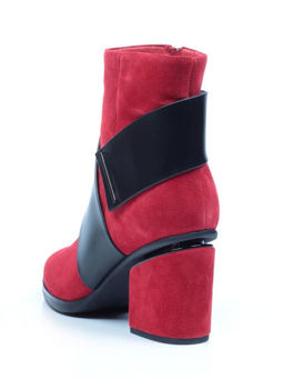 04-A331W-766VB RED Ботинки зимние женские (натуральная замша, натуральный мех)