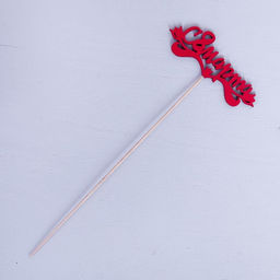 Цена за 5 шт. Топпер для торта «С 8 марта», 13×4.7 см