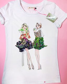 Эксклюзивная футболка Yana Pletneva упаковка плотный Zip пакет!