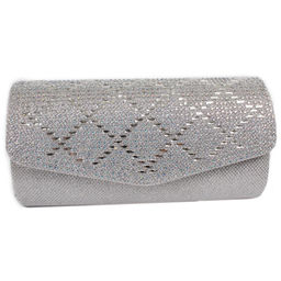 YT Женский вечерний клатч Silver AG13579 - SILVER ROSE фото 2