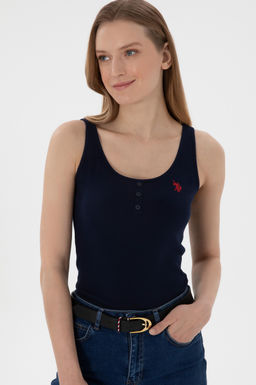 Kad_n Lacivert Basic Ti__rt Sepette S_rpriz _ndirim - U.s. polo assn фото 3