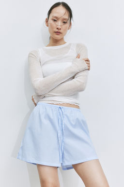 Pack de 2 pantalones cortos de pijama en popelina - H&m фото 3