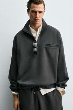 SHIELD PRINT SWEATSHIRT - Zara фото 5