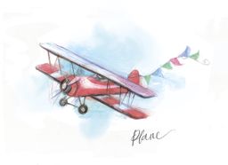 ФРЕЯ RPSA-0006 Акварельные зарисовки. Авто и самолёт Скетч для раскраш. акварельными карандашами 29.7 х 21 см 2 л