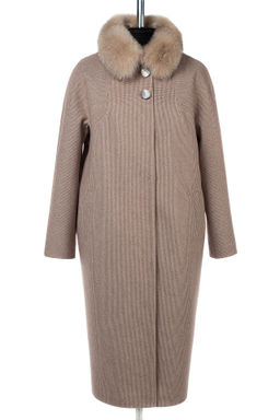 Мех натуральный (песец) Пальто утепленное Холлофайбер 300 - El podio фото 8