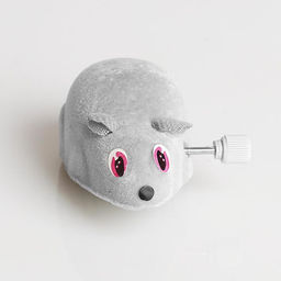 Мышь заводная, 7 см, серая - Пижон фото 5