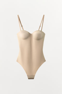 BODY AROS CON POLIAMIDA / rosa claro - Zara фото 4