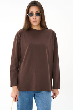 Лонгслив Эшли (шоколадный) - Эльза фото 4