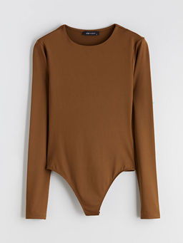 Bisiklet Yaka Kad?n Bodysuit
