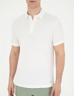 Ekru Slim Fit Ti__rt
