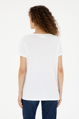 Футболка U. S. Polo Assn женская белая - U.s. polo assn фото 12