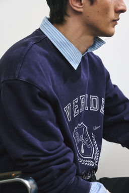 Sudadera estampada Loose Fit - H&m фото 6