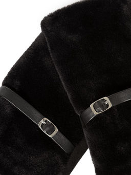 Перчатки жен флис LB-CP-145 black