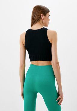 Черный кроп-топ - Incity фото 6