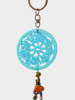 Брелок «Ловец снов», 19 см, бирюзовый