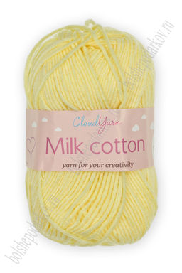 Пряжа Milk cotton 50 гр (10 шт) SF-7848, желтый