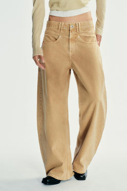 TRF BAGGY LOW-RISE JEANS - Zara фото 2