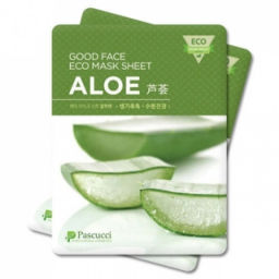 Good Face Eco Mask Sheet Aloe - Тканевая маска для лица с экстрактом алоэ вера, 23 мл