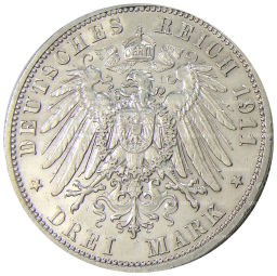 3 марки 1911 года A Германия (Ангальт)