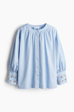 Blusa de algodon con strass - H&m фото 4