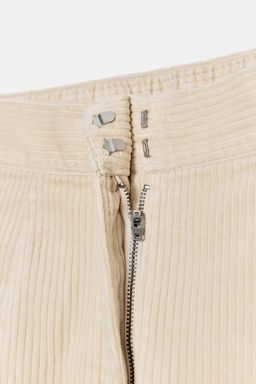 ZW COLLECTION BARREL CORDUROY TROUSERS - Zara фото 6