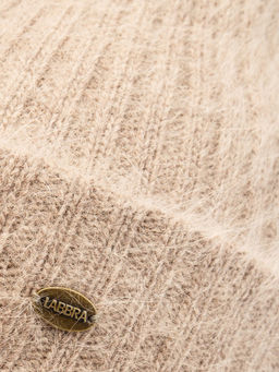 Шапка жен. анг+нейл LB-J44010 d.beige