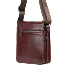 Мужская кожаная сумка - Barcelo biagi фото 5