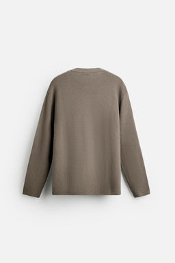 TEXTURED COTTON BLEND SWEATER - Zara фото 22